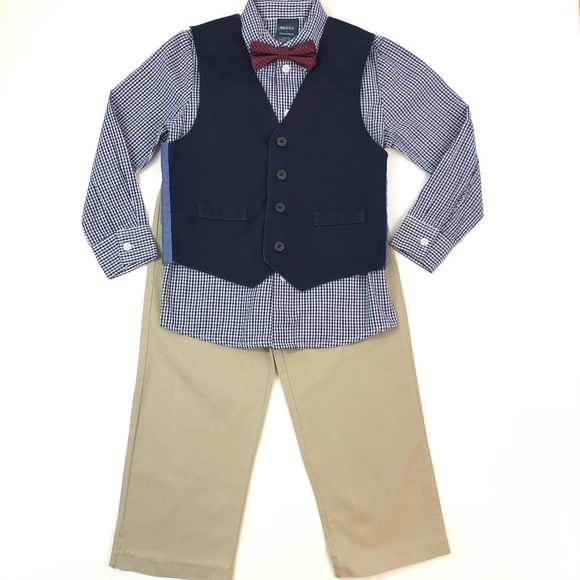 Nautica Other - Nautica Boys 4pc Vest Suit Size 7